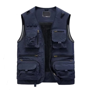 핫 세일 남성 야외 낚시 등산 사진 조끼 코트 빠른 건조 조끼 남성 야외 재킷 - Product Image 6