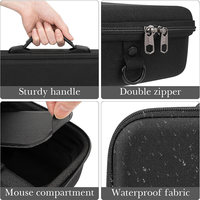 Étui de transport compatible avec Mac Mini M4 / M4 Pro Ordinateur de bureau pour clavier Magic Étui de rangement antichoc en EVA