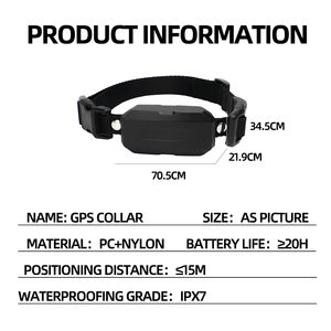 도매 USB 충전 추적기 애완 동물 개 GPS 칼라 - Product Image 4