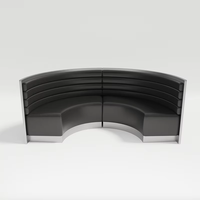 Ensemble de tables et de sièges de bar LED modernes en acier inoxydable pour hôtel, restaurant, KTV, bar, boîte de nuit