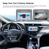 Dasaita pemutar DVD mobil Stereo, Radio mobil Android layar pemutar DVD mobil untuk Toyota 8th Gen Camry 20182019