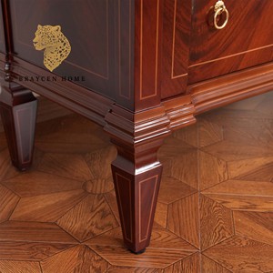 Hoàng Gia cổ điển ngực của <span class=keywords><strong>4</strong></span> ngăn kéo gỗ rắn cao hơn ngăn kéo vít quá trình Tủ trang trí phòng khách phòng ngủ biệt thự khắc - Product Image 6