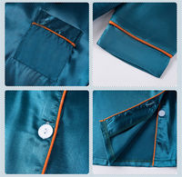 Pyjama Femme Nouveau Style Quatre Saisons Couleur Unie Douce et Tendance Ensemble Quatre Pièces Fin pour l'Été Vêtements d'Intérieur