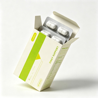 Boîtes en carton écologiques personnalisées avec revêtement UV, qualité pharmaceutique, pour l'emballage de médicaments, pilules et capsules