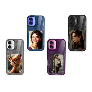Nuovo aggiornamento grande schermo E-ink <span class=keywords><strong>foto</strong></span> NFC custodia del telefono cellulare per <span class=keywords><strong>iPhone</strong></span> 16/16Pro/16Pro Max Fashion <span class=keywords><strong>Cover</strong></span> del telefono di lusso del braccialetto - Product Image 2