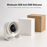 Ventilateur de table rechargeable Turbo, 100 niveaux, batterie longue durée 3600 mAh, 3-6h, fixation murale, USB-C, silencieux, CE RoHS, camping, gym, extérieur
