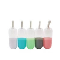 Étui de rangement portable en silicone pour câbles de données, boîte organisatrice de câbles en forme de pilule pour écouteurs et chargeurs, fabriqué en Chine, directement de l'usine
