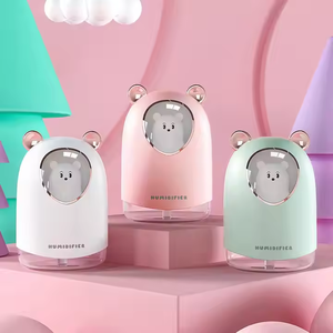 Lindo oso LED luz <span class=keywords><strong>Oficina</strong></span> coche Mini <span class=keywords><strong>humidificador</strong></span> de aire habitación de casa bebé dibujos animados lindo USB <span class=keywords><strong>humidificador</strong></span> ultrasónico - Product Image 5