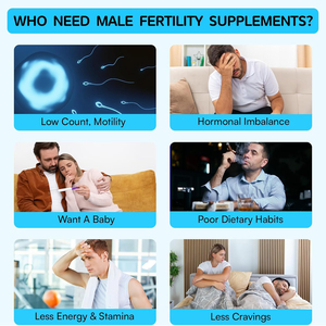 Kapsul Kesuburan Pria Alami, Pendukung Energi, Suplemen Nutrisi, Formula 16-in-1, Kapsul Pendukung Kesuburan Pria - Product Image 4