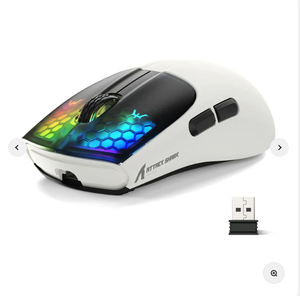 En stock: Ratón inalámbrico para juegos ATTACK SHARK X3 R1 X2 X5 X6 X11, serie completa, PAW3395, 8K Polling, ligero, RGB, venta al por mayor - Product Image 4