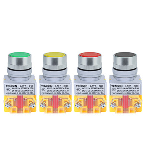 Tengen LAY7 <b>Push</b> <b>Button</b> <b>Switch</b> 11BN 1NO-1NC Self-Reset Industrial Control - Product Image 5