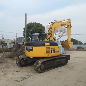 Excavatrice Komatsu PC128 d'occasion, 12,8 tonnes, moteur Cummins, pompe hydraulique Kawasaki, moteur d'origine japonaise, 1200-2000 heures, 90% neuve - Product Image 2