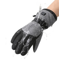 Gants chauffants pour l'hiver, la moto, le ski, avec batterie au lithium rechargeable par USB, gants chauffants thermiques pour le travail