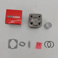 Ensemble cylindre-piston 52cc pour moteur de débroussailleuse, pièce de rechange