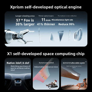 Gafas AR Inteligentes de Alta Tecnología One Pro, 3DoF Nativo, Space Hover X Prism, Máquina Óptica de Nueva Generación - Product Image 4