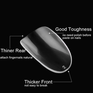 Uñas Postizas de Gel Suave <span class=keywords><strong>con</strong></span> <span class=keywords><strong>Diseño</strong></span> Personalizado Profesional, <span class=keywords><strong>con</strong></span> Adhesivo <span class=keywords><strong>Transparente</strong></span> Grueso Tipo Stiletto, Piezas de <span class=keywords><strong>Manicura</strong></span> Hechas a Mano - Product Image 6