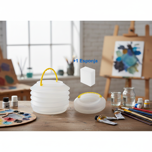 Spazzola pieghevole secchio di pulizia con spugna per artisti e pittori - Product Image 2