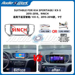Cadre d'autoradio professionnel 9 pouces pour <span class=keywords><strong>Kia</strong></span> Sportage 2015-2018 - Product Image 2