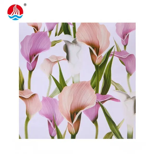 Custom 3D Modern Romantic Pink Rose Floral Living Room Corridor PVC Flower Wallpaper