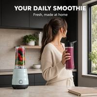 Hot Table Blender met reisbeker 600 ml Persoonlijke smoothieblender Krachtige motor IJsvergruizer BPA-vrij voor keukenreizen