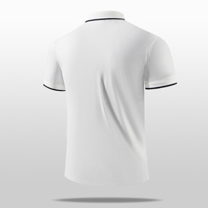 เสื้อโปโลคอปกทรงเข้ารูป ไซส์พลัส แฟชั่น ปักโลโก้ตามสั่ง ลายทางแนวตั้ง คอปกแบบตกปลา - Product Image 4