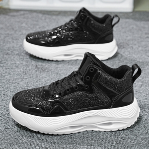 Chaussures de sport décontractées confortables pour hommes, coupe basse, à lacets, tendance, respirantes, antidérapantes, pour la marche quotidienne, en PU - Product Image 3