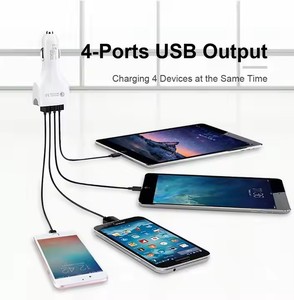อะแดปเตอร์ชาร์จเร็วแบบ<span class=keywords><strong>4</strong></span>อิน1ที่ชาร์จในรถยนต์แบบ USB <span class=keywords><strong>4</strong></span>ช่องอะแดปเตอร์สมาร์ทโฟนขนาดเล็ก - Product Image 5