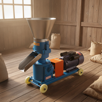 Machine de traitement des aliments pour animaux, spéciale pour les élevages avicoles et bovins, mini-moulin à granulés d'aliments, 200 kg par heure