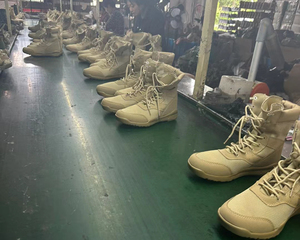 <span class=keywords><strong>Botas</strong></span> Tácticas de Combate para <span class=keywords><strong>Hombre</strong></span>, de Verano y Primavera, de Cuero Vacuno Fino y Microfibra, con <span class=keywords><strong>Cremallera</strong></span>, Malla Transpirable, Impermeables y Antideslizantes - Product Image 6