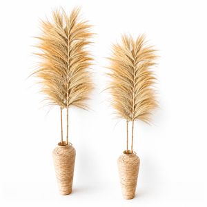 Arreglos Minimalistas de Pampas, Hechos a Mano con Hierba Seca Natural Rayung, Elegante Still Life con Tallos de Bambú Decorativos - Product Image 5