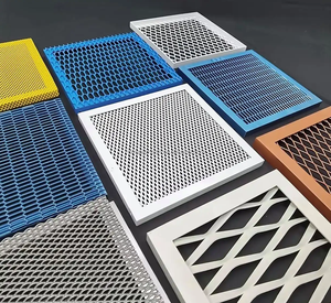 Panneaux en maille d'aluminium coloré/acier à faible teneur en carbone pour la décoration ou les allées - Product Image 5