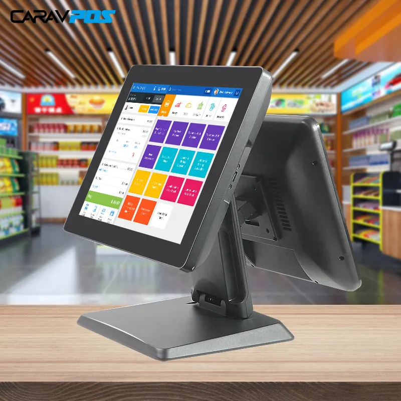 Cash Register For Retail With Restaurant 15 Inch Caisse Enregistreuse Vending Salon Tablet Terminal Pos System