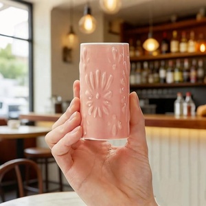 Vasos de Vino de Cerámica Hechos a Mano, Diseño Clásico, para Tequila <span class=keywords><strong>Caballito</strong></span>, Portátiles, Aptos para Microondas y Lavavajillas, Antiderrames - Product Image 4