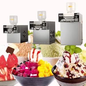 Commercial korean kakigori mesin es bingsoo snow snowflake flake cream crusher maker shaved ice shaver bingsu making machine