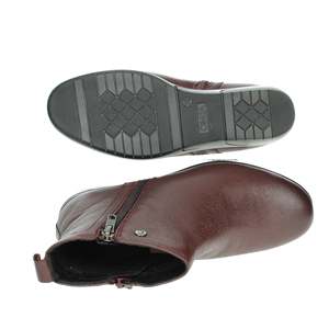Botines de cuña para mujer Cinzia Soft, color burdeos, IV18843-NS - Product Image 6