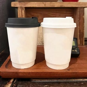 Gobelet en papier à double paroi personnalisé pour thé et café, imprimé sur mesure, haute qualité, 8/12/16 oz, pour boissons chaudes - Product Image 1