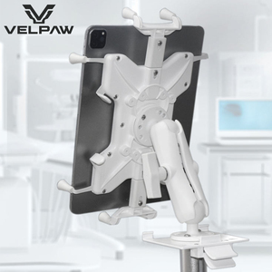 ที่ยึดแท็บเล็ตรูปตัว X ยี่ห้อ Welpaw สำหรับแท็บเล็ตขนาดใหญ่ 14.3 นิ้ว ที่หนีบแท็บเล็ตแบบปรับได้ทำจากไนลอน สำหรับรถเข็นทางการแพทย์ ใช้ในโรงพยาบาล - Product Image 5