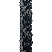 Dentelle extensible en nylon de 6 cm, dentelle légère pour sous-vêtements, vêtements pour femmes et enfants