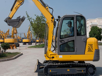 Miniexcavadora de Alta Eficiencia XE55DA de 5750 kg con Fuerza de Excavación de 48.3 kN para Trabajos Agrícolas