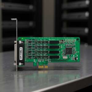 Tarjeta de Puerto Serie PCI Express MOXA CP-114EL-I, 4 Puertos RS232, Conector DB9M, Uso Industrial, Taiwán - Product Image 3