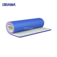 Tapis de sol pour terrain de tennis de table en plastique écologique OBANA approuvé par l'ITTF, épaisseur 4,5 mm, absorption des chocs