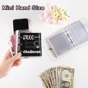 100 Days Money Save Notebook Planner Savings Binders Wallet with Cash Budget Loose <strong>Leaf</strong> <strong>Book</strong> for Gift A7 Refillable Notebook - Product Image 3