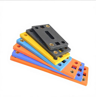 Pince de gestion de câbles pour échelle, ignifuge et durable, avec capacité de charge de 10 kg et hauteur de rail latéral de 10 mm, support de câbles en plastique