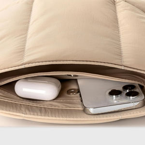 Sac de <span class=keywords><strong>pochette</strong></span> pour tablette gonflé d'usine compatible avec <span class=keywords><strong>11</strong></span> <span class=keywords><strong>pouces</strong></span> <span class=keywords><strong>iPad</strong></span> Air 2025 <span class=keywords><strong>pochette</strong></span> de transport mignonne matelassée pour tablette avec bandoulière - Product Image 3