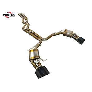 Sistema de Escape Catback de Aleación de Titanio de Alta Calidad para Audi RS6 RS7 C8 4.0T Valvetronic Incluye Silenciador Catback y Tubo Delantero - Product Image 4