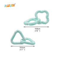 Famipet Fabricant Grossiste Nouveau Jouet à Mâcher pour Chien en TPR Durable avec Double Anneau pour Mâcheurs Agressifs