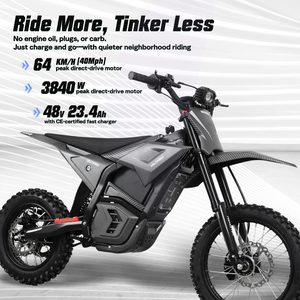 Motocicletas Todoterreno Personalizadas con Motor de 48v 3840w y Batería de 23.4ah, Alta Potencia, Alcanza hasta 65km/h - Product Image 2