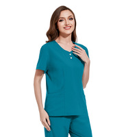 Ensembles d'uniformes d'infirmière unisexes, combinaisons à manches courtes tendance, uniformes d'infirmière pour l'hôpital, pour femmes, hommes, chirurgiens buccaux, médecins