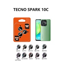 Protection d'objectif d'appareil photo en diamant, installation rapide, verre trempé de luxe pour iPhone 17 Pro Max 16 Samsung Infinix Tecno Redmi