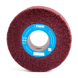 Disco Abrasivo Fervi con Orificio de 100mm, Grano 80, para Lijar Metal y Madera - Product Image 2